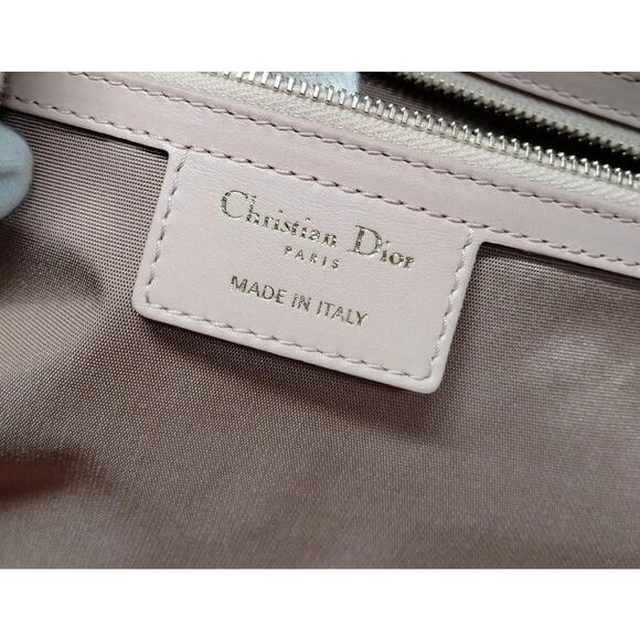 Christian Dior Panarea Tote Coated Pink Canvas - Picture 6 of 8